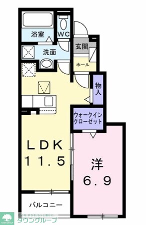 ファインブルク・K IIIの物件間取画像